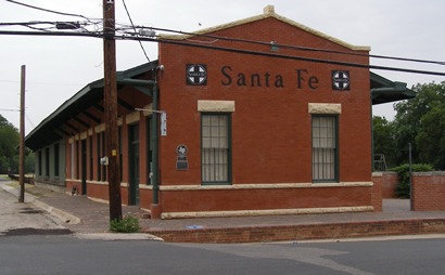 Lampasas TX - Santa Fe Railroad Depot