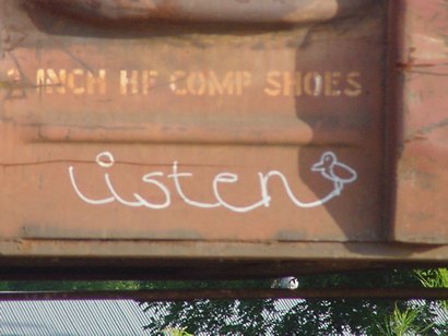 Hobo Graffiti Messages Columbus TX