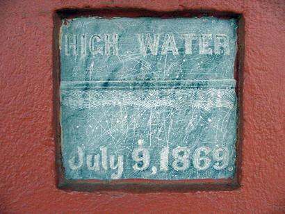 La Grange Texas High Water Mark, July 9, 1869