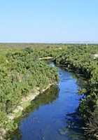 Pecos River west of McCamey, Texas