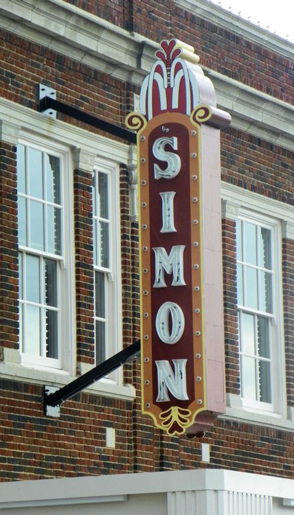 Brenham TX - Simon Theatre Neon Sign 
