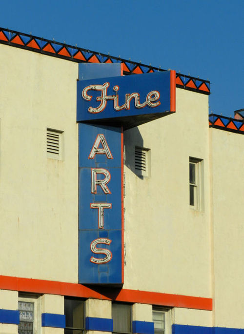 Denton TX - Fine Arts Theater Neon