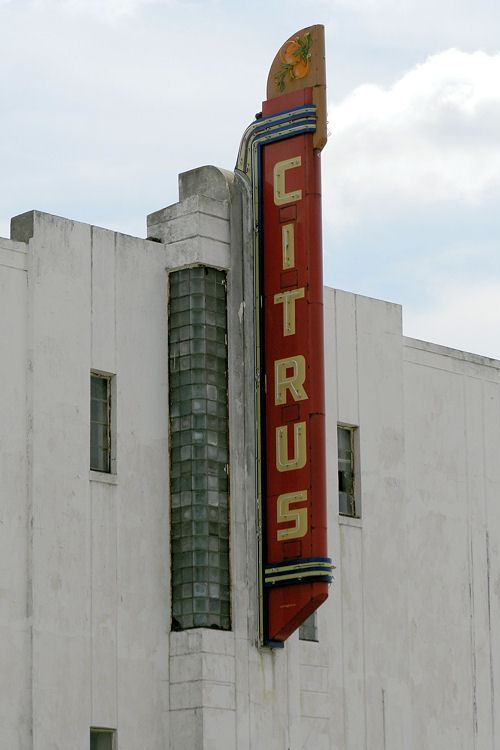 Edinburg TX - Citrus Theatre with Neon 