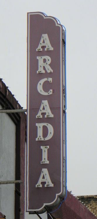 Floresville TX - Arcadia Theatre Neon Sign 