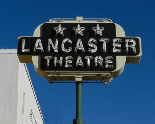 Grapevine Tx - Lancaster Theatre Neon Sign 