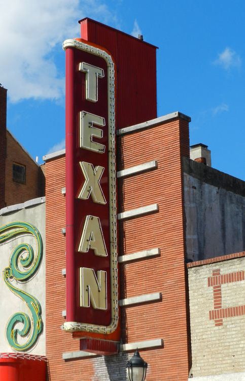 Greenville Tx - Texan Theater Neon  Sign