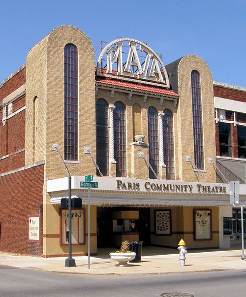 Paris Tx - Plaza Theater Neon 