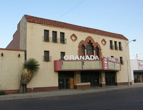 Plainview TX - Granado Theatre neon sign 
