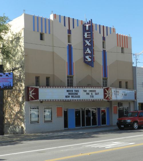 Sweetwater TX - Texas Theatre neon sign 