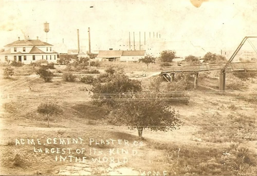 Acme TX - Acme Cement Plaster Co old photo