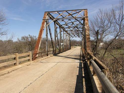 Burkett Tx Thru Truss Bridge