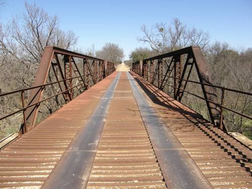 TX - Coleman County  1936 Pony Bridge on CR140 near Camp Colorado.