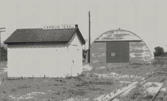 Carbon, Texas depot, 1950s