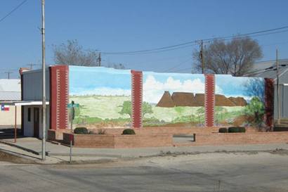 Coahoma Tx - Painted wall mural1