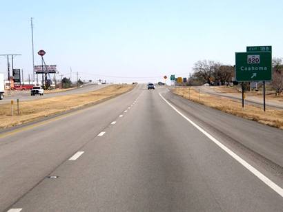 Coahoma Tx Road Sign