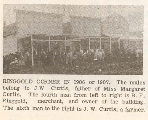 Crowell TX - Ringgold Corner  circa 1906
