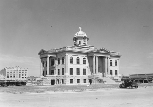 Foard County Courthouse with dome, Crowell, Texas