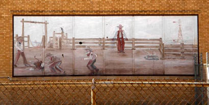Yoakum County, TX - Denver City  Museum mural