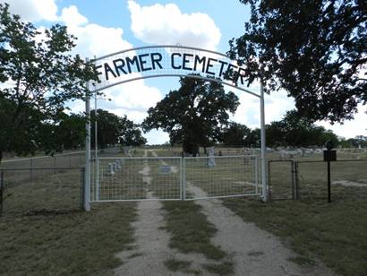Farmer TX - Cemetery Entry
