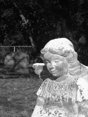 Fort Belknap Cemetery angel, Texas