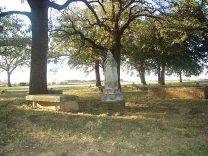 Fort Belknap Cemetery tombstoneTexas