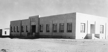 Borden County Courthouse, Gail, Texas old photo