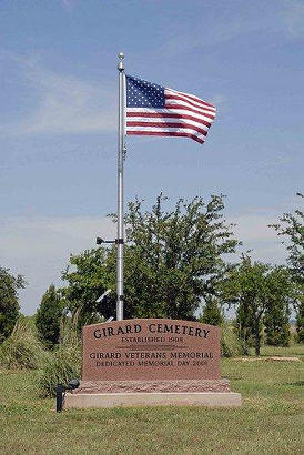 Kent County TX - Girard Cemetery Veterans Memorial 