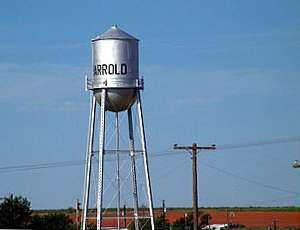 Harrold Texas water tower