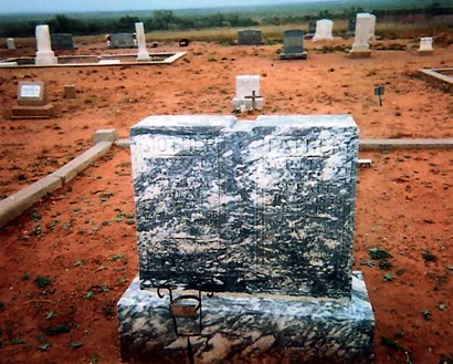 Iatan Cemetery tombstones, Texas