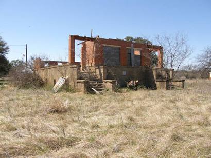 Indian Creek church ruins, Texas