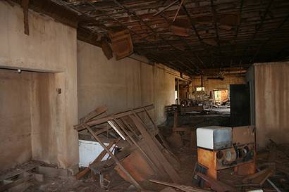 Lakeview TX Old barber shop interior