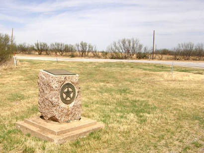 Mabelle Tx - Baylor County Centennial Highway Marker