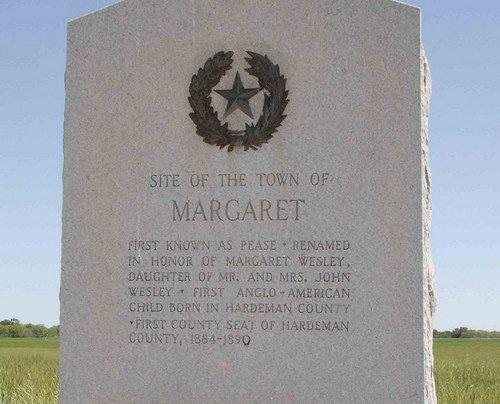 Old Margaret TX Centennial Marker