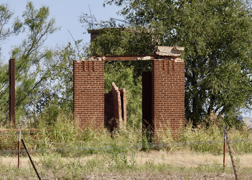 Medicine Mound TX Schoolhouse Ruin