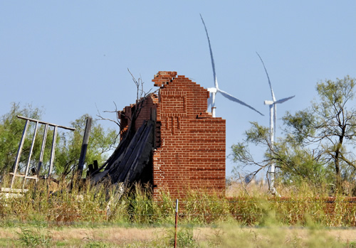 Medicine Mound TX Schoolhouse Ruin