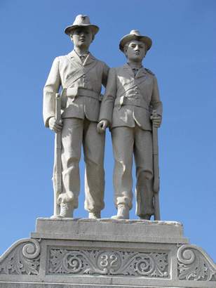 Statue Elmwood Cemetery Mineral Wells Texas