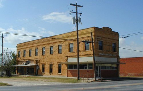 Newcastle Texas bank building