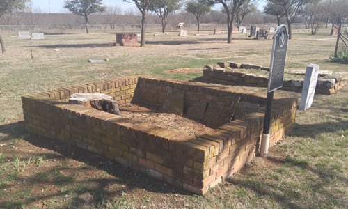 Young County TX Proffitt Cemetery  Common Grave