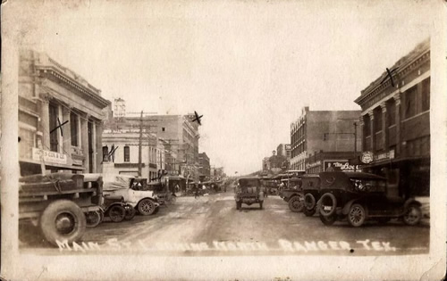 Ranger, TX - Market old photo