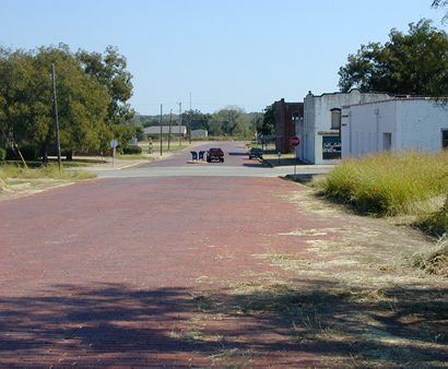 Ranger Texas brick street