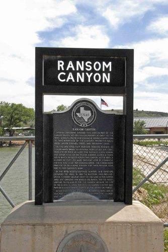 Ransom Canyon TX Historical Marker