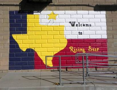 Rising Star Texas - welcome mural