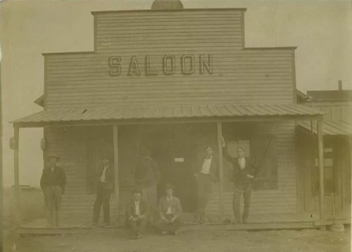 Rowena TX- Depot Street, 1912