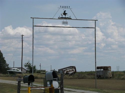 Scotland TX Parkey Ranch gate