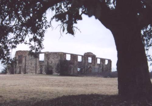 Scranton, Texas school ruins