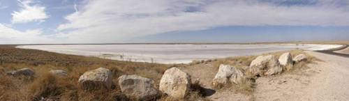 The lake in  Shafter Lake Texas