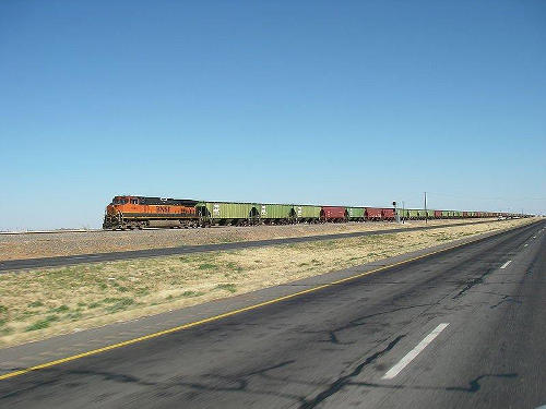Shallowater TX -  Freight Train