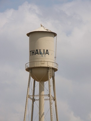 Thalia Texas Water Tower