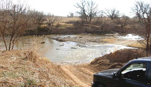 Fort Griffin Tx CR188 Low Water Crossing