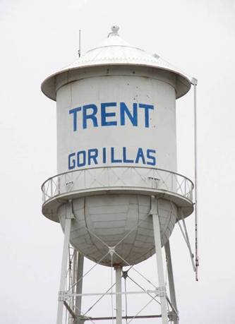 Trent Tx Tin Man water tower
